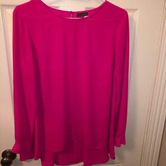 Vince Camuto Hot Pink Blouse - Picture 2 of 7